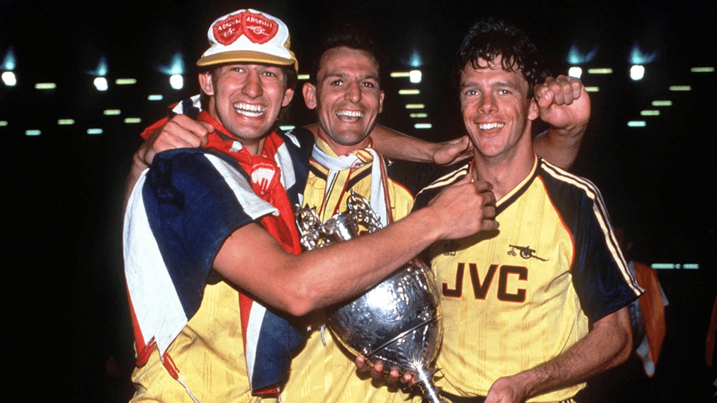 Tony Adams, Steve Bould and David O'Leary