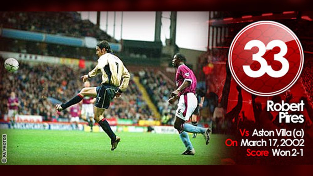 GGG33: Robert Pires v Aston Villa, 2002