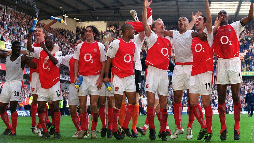 The Invincibles clinch the league at Tottenham